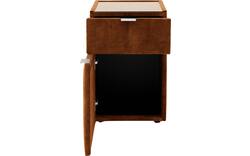 Goossens excellent nachtkastje briljant supreme bruin stof - 8219203-02