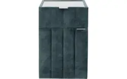 Goossens excellent nachtkastje briljant supreme blauw stof - 8219205-02