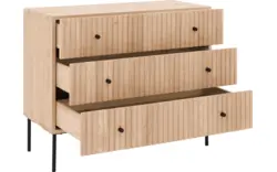 Goossens ladekast capelli onbewerkt eiken - 8219214-02