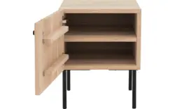 Goossens nachtkastje capelli wit eiken - 8219221-01