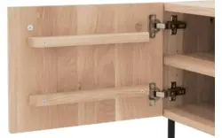 Goossens nachtkastje capelli wit eiken - 8219221-01