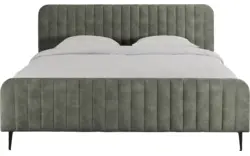 Goossens bedframe attent groen stof - 8219238-02