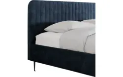 Goossens bedframe attent blauw stof - 8219239-02