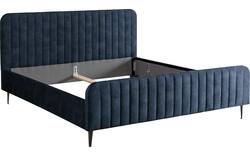 Goossens bedframe attent blauw stof - 8219239-05