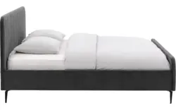 Goossens bedframe attent grijs stof - 8219240-02-A