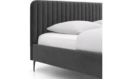 Goossens bedframe attent grijs stof - 8219240-02-A