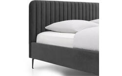 Goossens bedframe attent grijs stof - 8219240-02