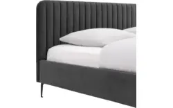 Goossens bedframe attent grijs stof - 8219240-02