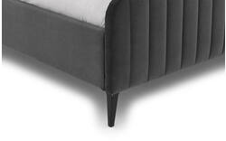 Goossens bedframe attent grijs stof - 8219240-02