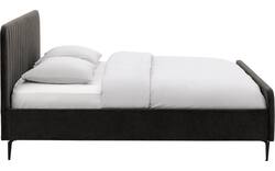 Goossens bedframe attent bruin stof - 8219241-02