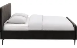 Goossens bedframe attent bruin stof - 8219241-02