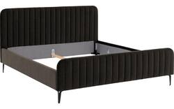 Goossens bedframe attent bruin stof - 8219241-08