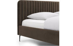 Goossens bedframe attent bruin stof - 8219242-02