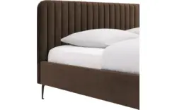 Goossens bedframe attent bruin stof - 8219242-02