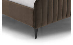 Goossens bedframe attent bruin stof - 8219242-02-A