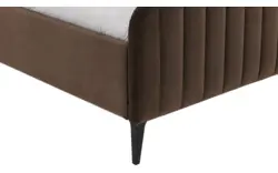 Goossens bedframe attent bruin stof - 8219242-02-A