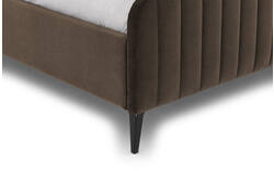 Goossens bedframe attent bruin stof - 8219242-02