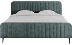 Goossens bedframe attent blauw stof - 8219243-02