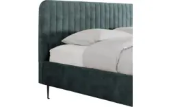Goossens bedframe attent blauw stof - 8219243-02
