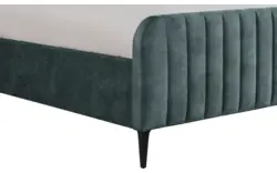 Goossens bedframe attent blauw stof - 8219243-02