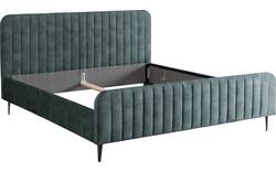 Goossens bedframe attent blauw stof - 8219243-02