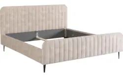 Goossens bedframe attent beige stof - 8219244-02a