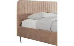 Goossens bedframe attent bruin stof - 8219246-02