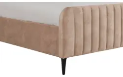 Goossens bedframe attent bruin stof - 8219246-02