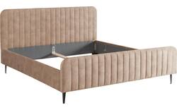 Goossens bedframe attent bruin stof - 8219246-05