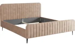 Goossens bedframe attent bruin stof - 8219246-02