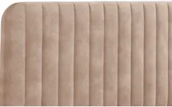 Goossens bedframe attent bruin stof - 8219246-02