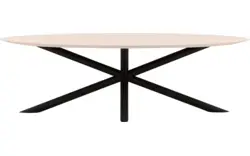Goossens excellent eettafel gs 1302 wit eiken - 8219372-02-A