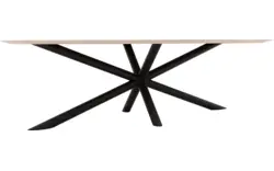 Goossens excellent eettafel gs 1302 wit eiken - 8219372-02-A