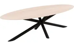 Goossens excellent eettafel gs 1302 wit eiken - 8219372-02-A