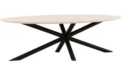 Goossens excellent eettafel gs 1302 wit eiken - 8219373-02-A