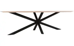 Goossens excellent eettafel gs 1302 wit eiken - 8219373-02-A