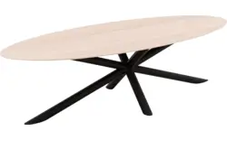 Goossens excellent eettafel gs 1302 wit eiken - 8219373-02-A