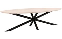 Goossens excellent eettafel gs 1302 wit eiken - 8219374-01