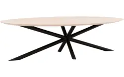Goossens excellent eettafel gs 1302 wit eiken - 8219374-02-A