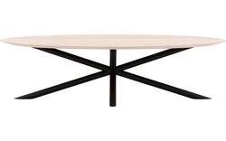 Goossens excellent eettafel gs 1302 wit eiken - 8219374-02-A