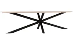 Goossens excellent eettafel gs 1302 wit eiken - 8219374-02-A