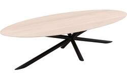 Goossens excellent eettafel gs 1302 wit eiken - 8219374-02-A