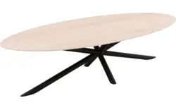 Goossens excellent eettafel gs 1302 wit eiken - 8219374-02-A