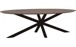 Goossens excellent eettafel gs 1302 donker bruin eiken - 8219379-02-A