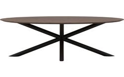 Goossens excellent eettafel gs 1302 donker bruin eiken - 8219379-02