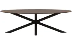 Goossens excellent eettafel gs 1302 donker bruin eiken - 8219379-02-A
