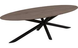 Goossens excellent eettafel gs 1302 donker bruin eiken - 8219379-02-A