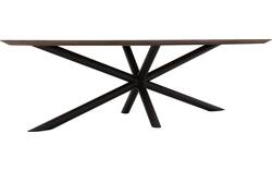 Goossens excellent eettafel gs 1302 donker bruin eiken - 8219379-02-A