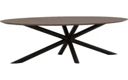 Goossens excellent eettafel gs 1302 donker bruin eiken - 8219380-02-A