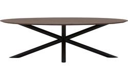Goossens excellent eettafel gs 1302 donker bruin eiken - 8219380-02